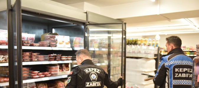 Kepez’de marketlere zabıta denetimi