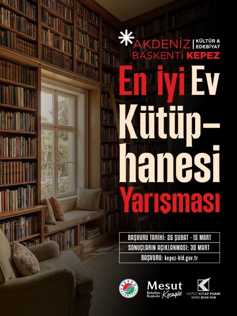 Antalya’nın ‘En İyi Ev Kütüphaneleri’ yarışıyor