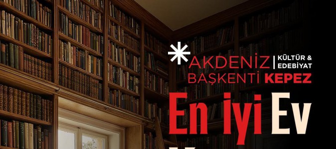 Antalya’nın ‘En İyi Ev Kütüphaneleri’ yarışıyor