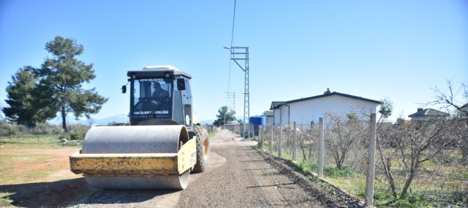 Kepez’den Odabaşı Mahallesi’nde yol iyileştirme çalışması