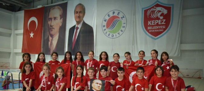 Kepezspor yüzme takımından 5 altın, 4 gümüş, 6 bronz başarı