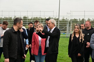 Kocagöz, er meydanı hazırlıklarını yerinde inceledi