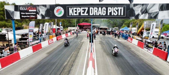 Kepez’de motodrag heyecanı başladı