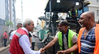 Başkan Kocagöz Çankaya’daki asfalt çalışmalarını yerinde inceledi