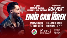 Kepez’de 19 Mayıs sahnesinde Emir Can İğrek rüzgarı esecek