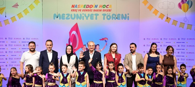 Kepez’in kreşlerinde mezuniyet sevinci