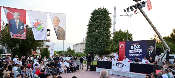 Kepezliler anlattı, Başkan Kocagöz dinledi