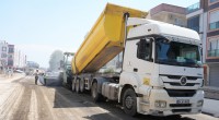 Kuzeyyaka’da 7 sokakta sıcak asfalt çalışması
