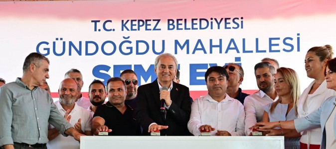 Kepez’e sosyal belediyecilik yatırımı: Gündoğdu Mahallesi Semt Evi’nin temeli atıldı