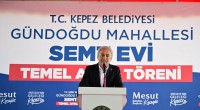 Kepez’e sosyal belediyecilik yatırımı: Gündoğdu Mahallesi Semt Evi’nin temeli atıldı
