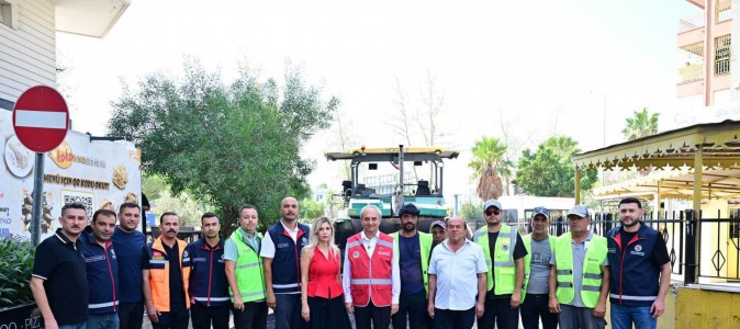 Kepez’in Kültür Mahallesi’ne sıcak asfalt