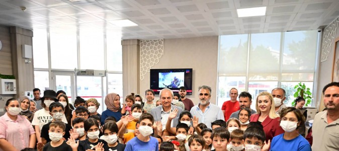 Kepez’den lösemi tedavisi gören çocuklara eğitim desteği 