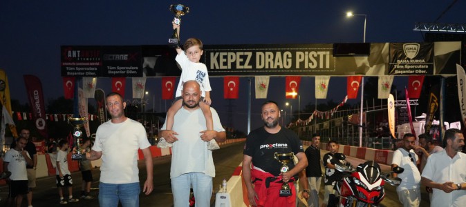 Kepez’de otodrag heyecanı ödül töreniyle taçlandı