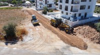 Demirel Mahallesi’nde yollar sathi asfalta hazırlanıyor