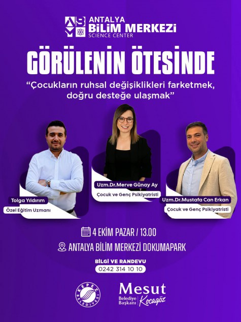 Kepez’de çocukların ruhsal dünyasına yolculuk