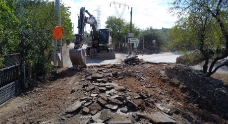 Duacı’da ulaşım konforunu artıracak yol çalışması