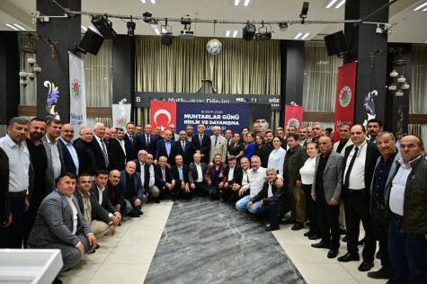 Kepez’in muhtarları Birlik ve Dayanışma sofrasında buluştu