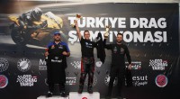 Motosiklet Tutkunları Kepez'e akın etti: Türkiye Drag Şampiyonası'nın Şampiyonları Kürsüde