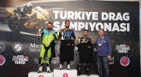Motosiklet Tutkunları Kepez'e akın etti: Türkiye Drag Şampiyonası'nın Şampiyonları Kürsüde