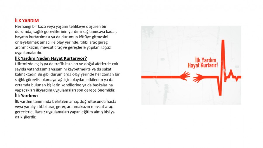 İlk Yardım